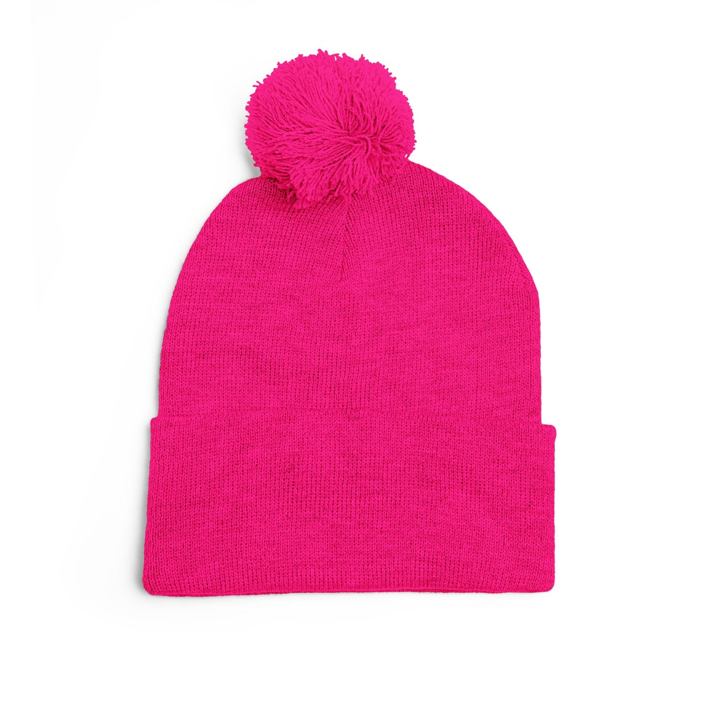 EHS Pom-Pom Knit Cap (Embroidery)