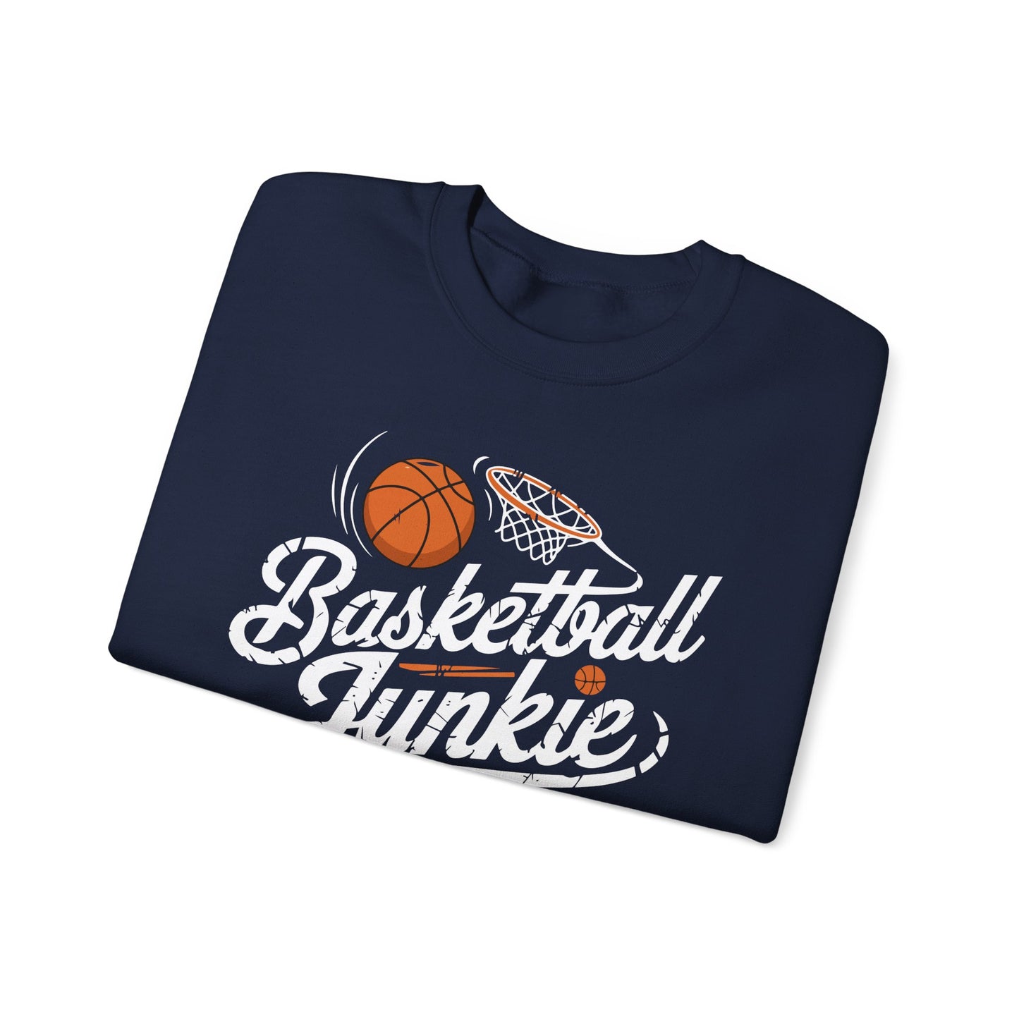 Basketball Junkie Unisex Heavy Blend™ Crewneck Sweatshirt