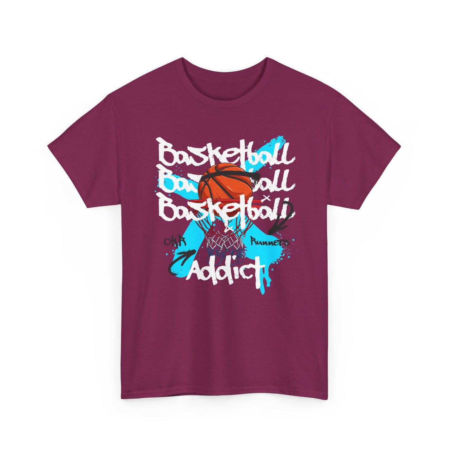 Basketball Addict Unisex Heavy Cotton Tee