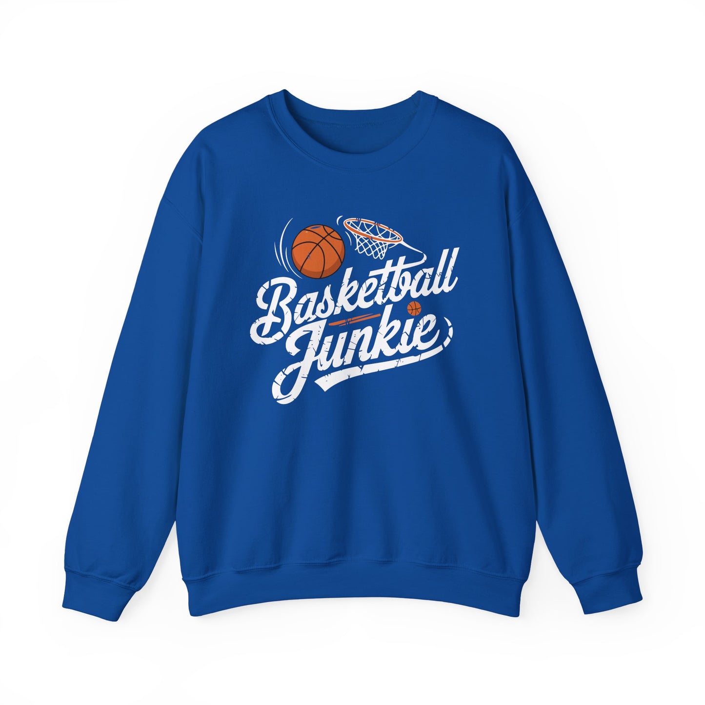 Basketball Junkie Unisex Heavy Blend™ Crewneck Sweatshirt
