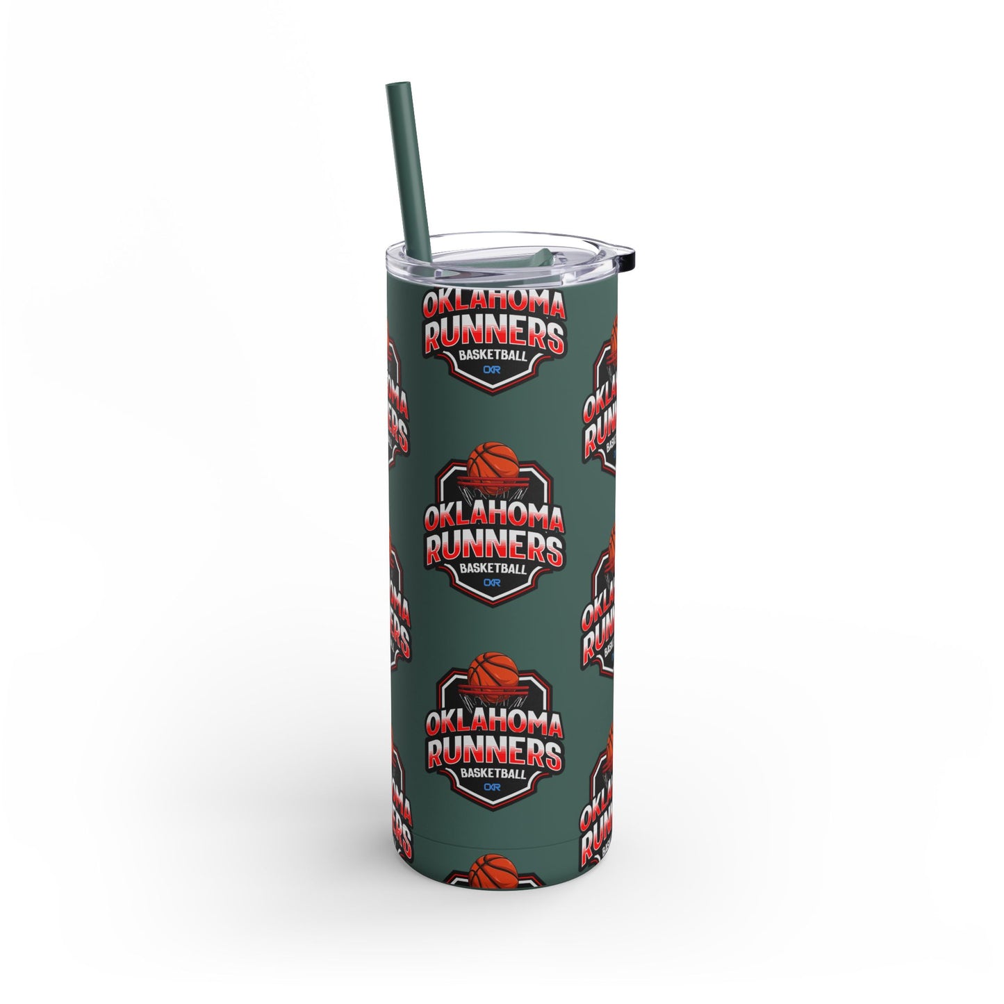 Oklahoma Runners Basketball Tumbler - 20oz Matte Travel Cup