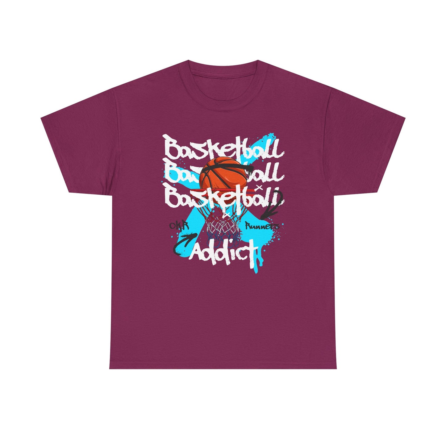 Basketball Addict Unisex Heavy Cotton Tee