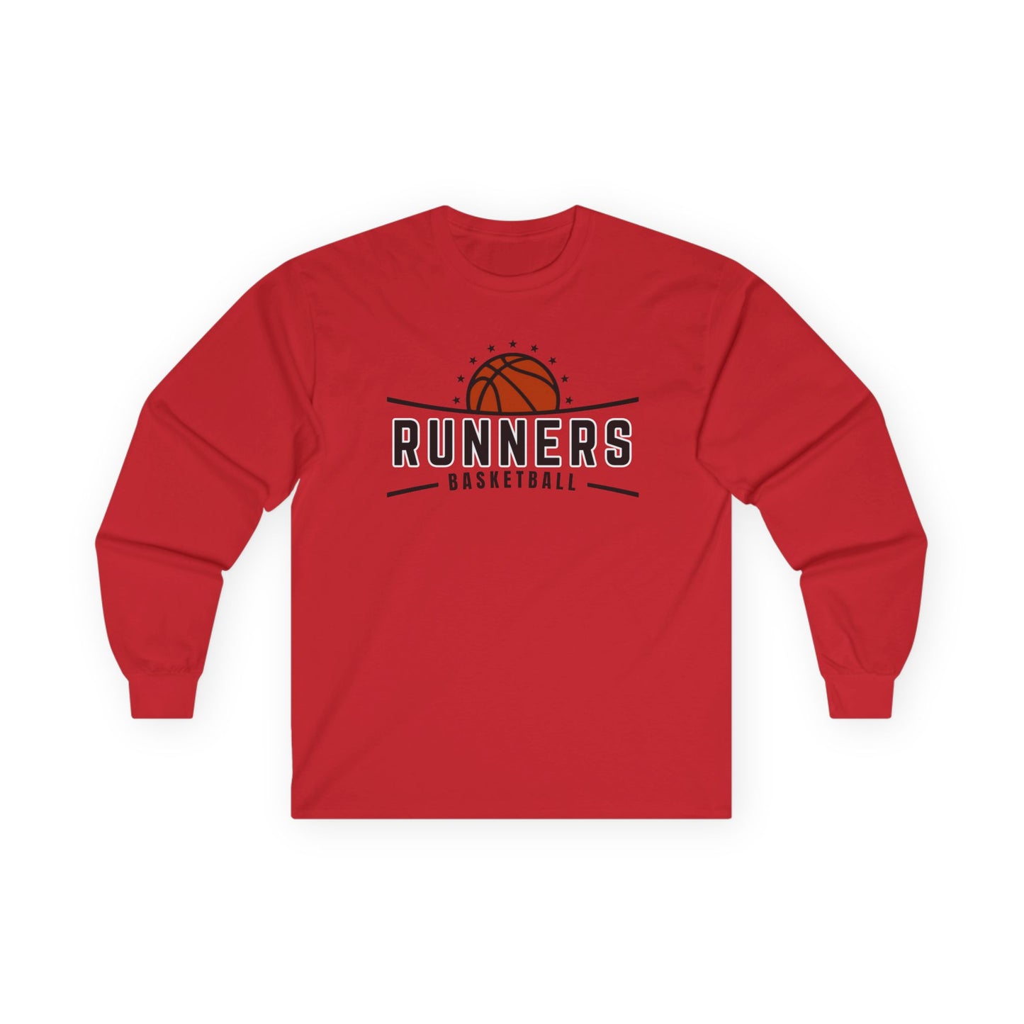 Unisex Long Sleeve Basketball Tee - Runners Design