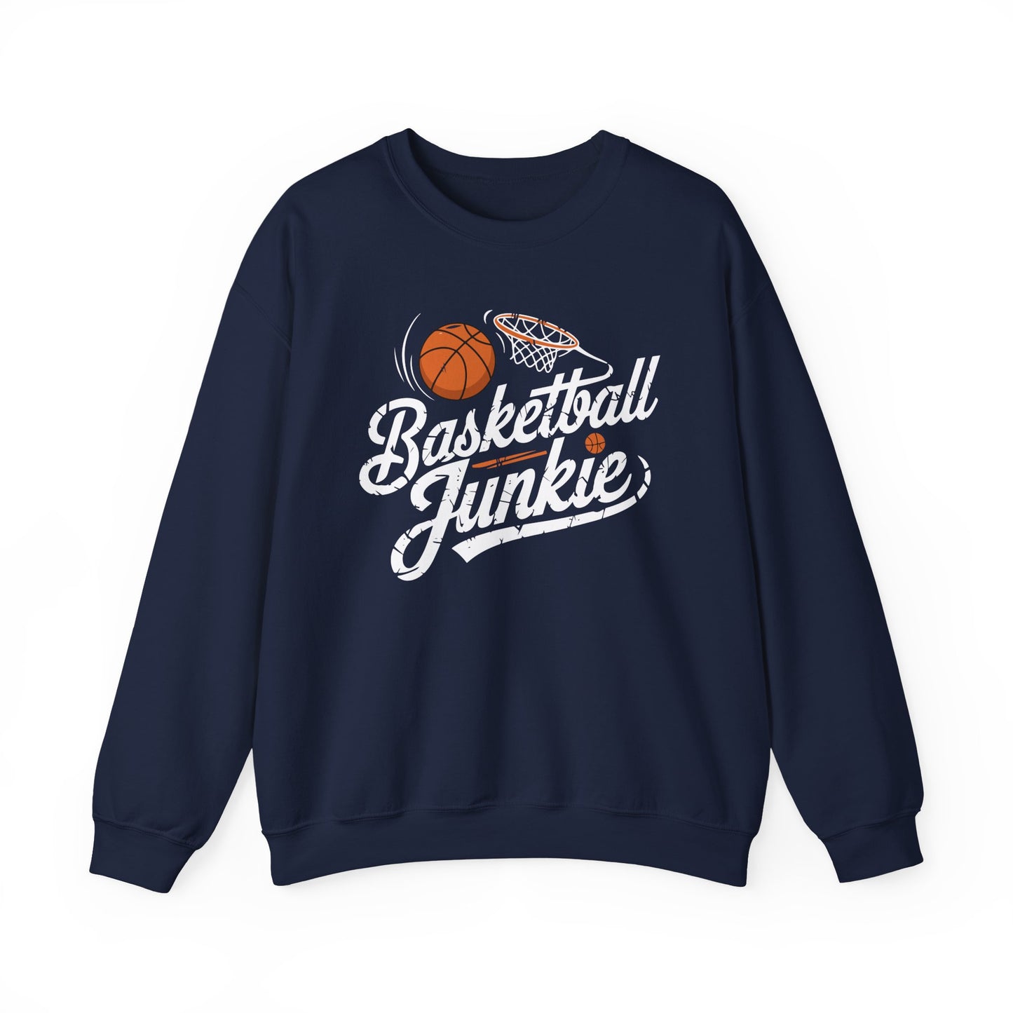 Basketball Junkie Unisex Heavy Blend™ Crewneck Sweatshirt