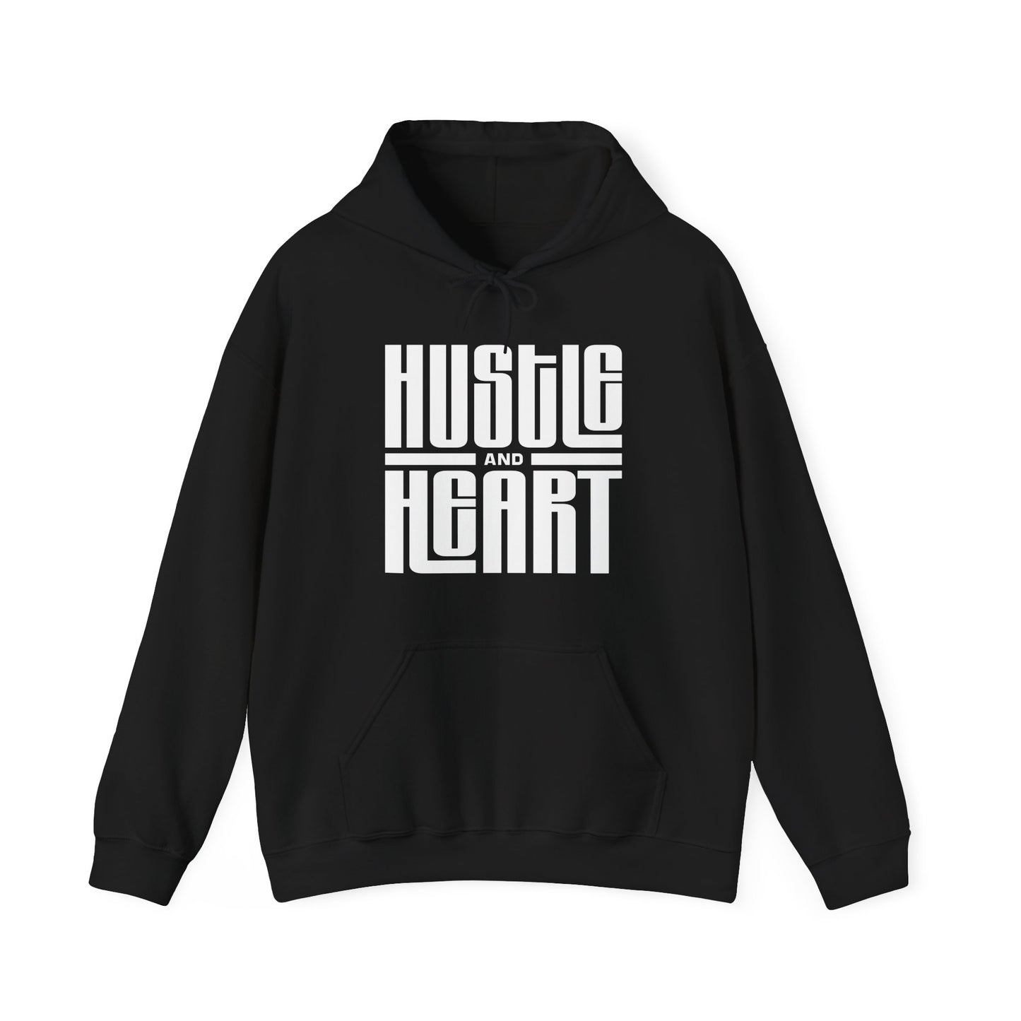 Inspirational Hustle and Heart Hoodie for Ambitious Souls