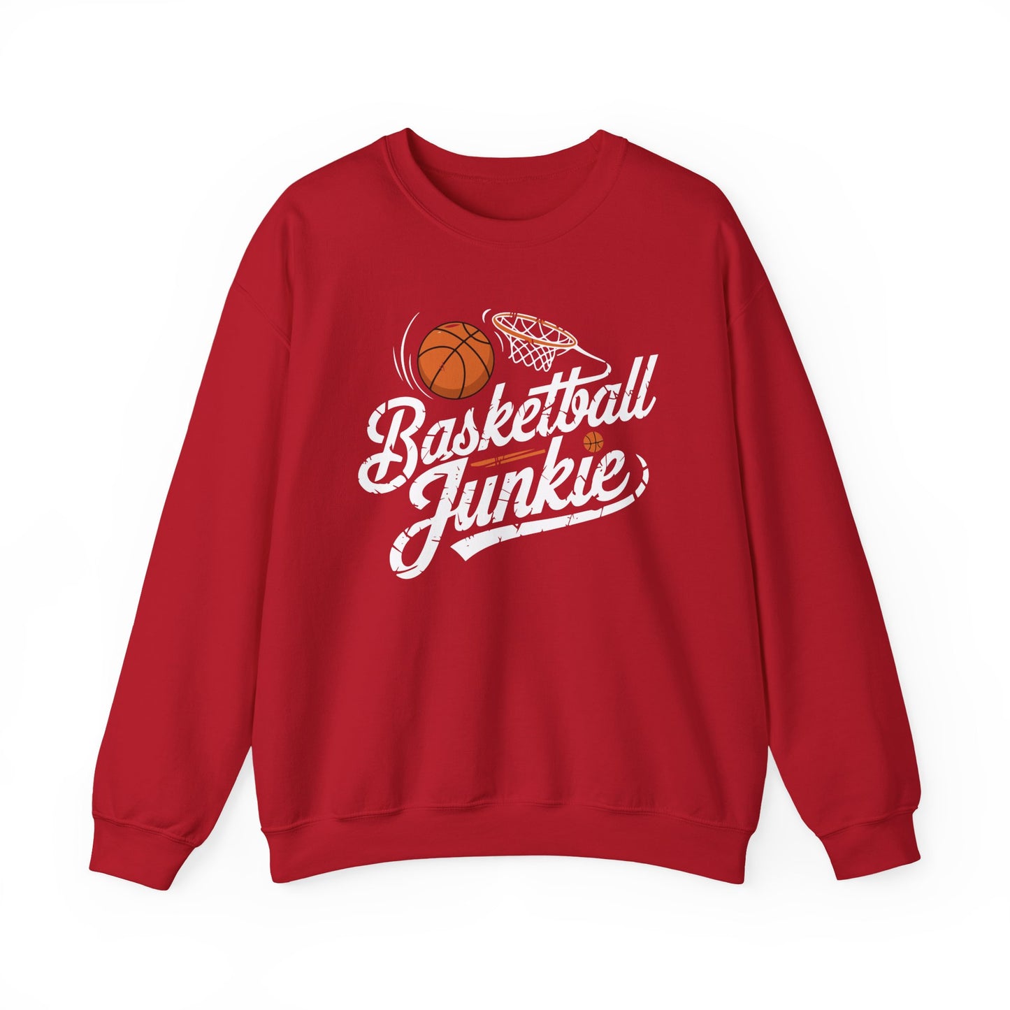 Basketball Junkie Unisex Heavy Blend™ Crewneck Sweatshirt