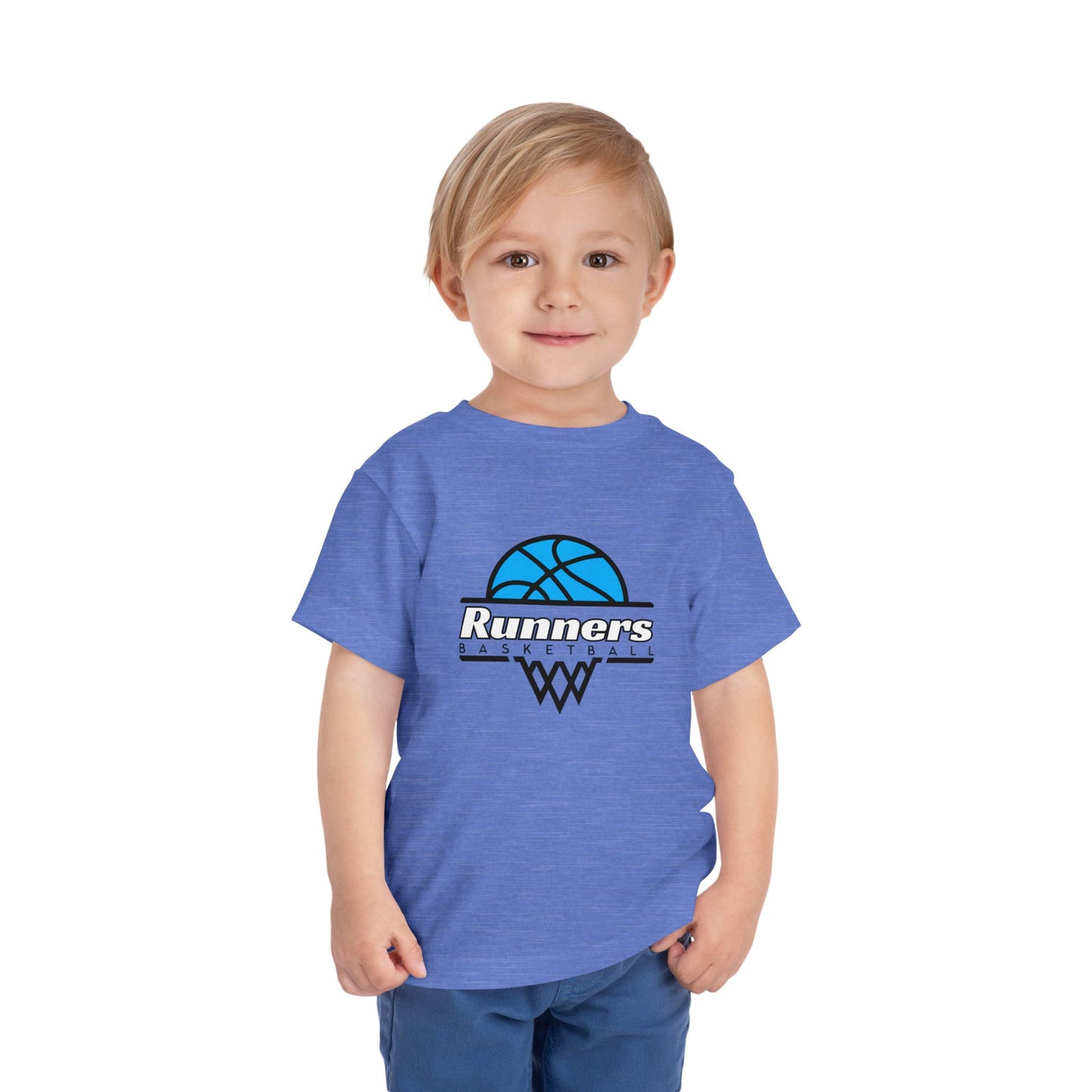 Toddler Basketball Tee - Runners Basketball Graphic Shirt