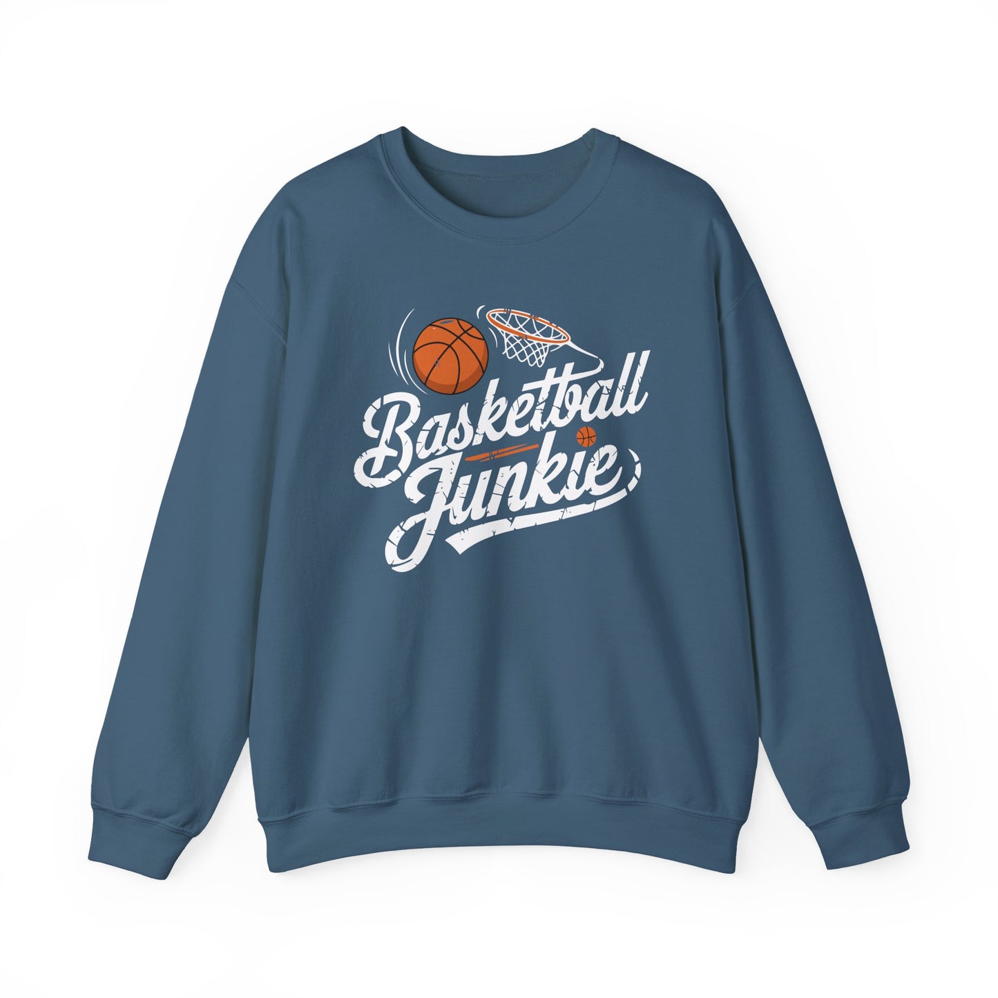 Basketball Junkie Unisex Heavy Blend™ Crewneck Sweatshirt