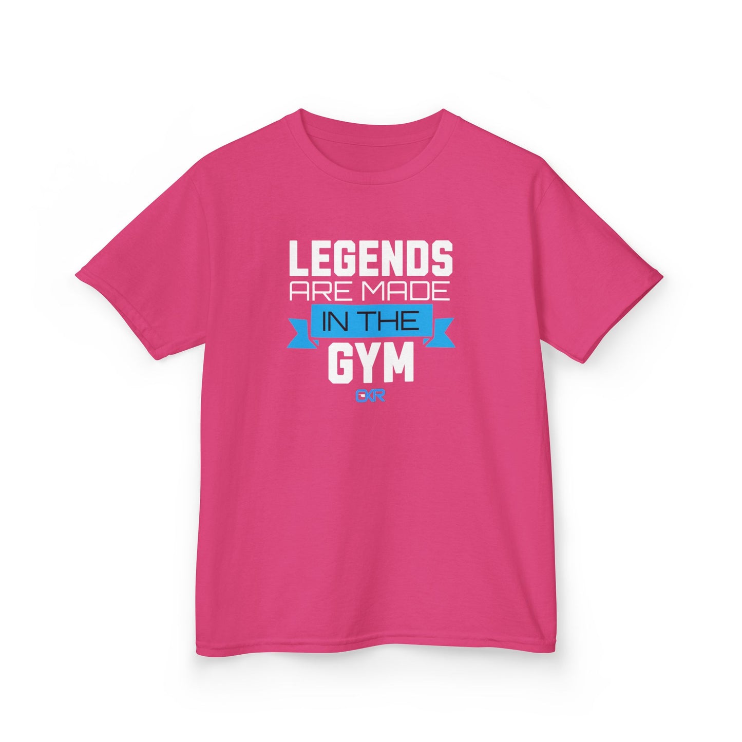 Kids Gym Legends Tee - Empowering Heavy Cotton T-Shirt for Young Athletes
