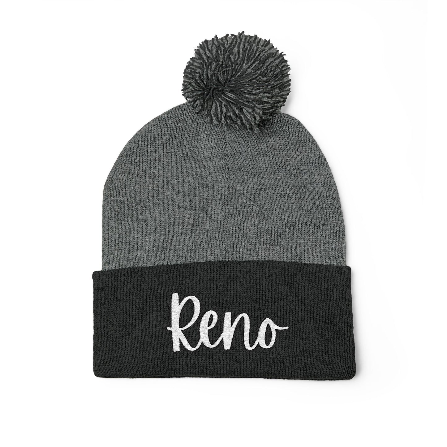EHS Pom-Pom Knit Cap (Embroidery)