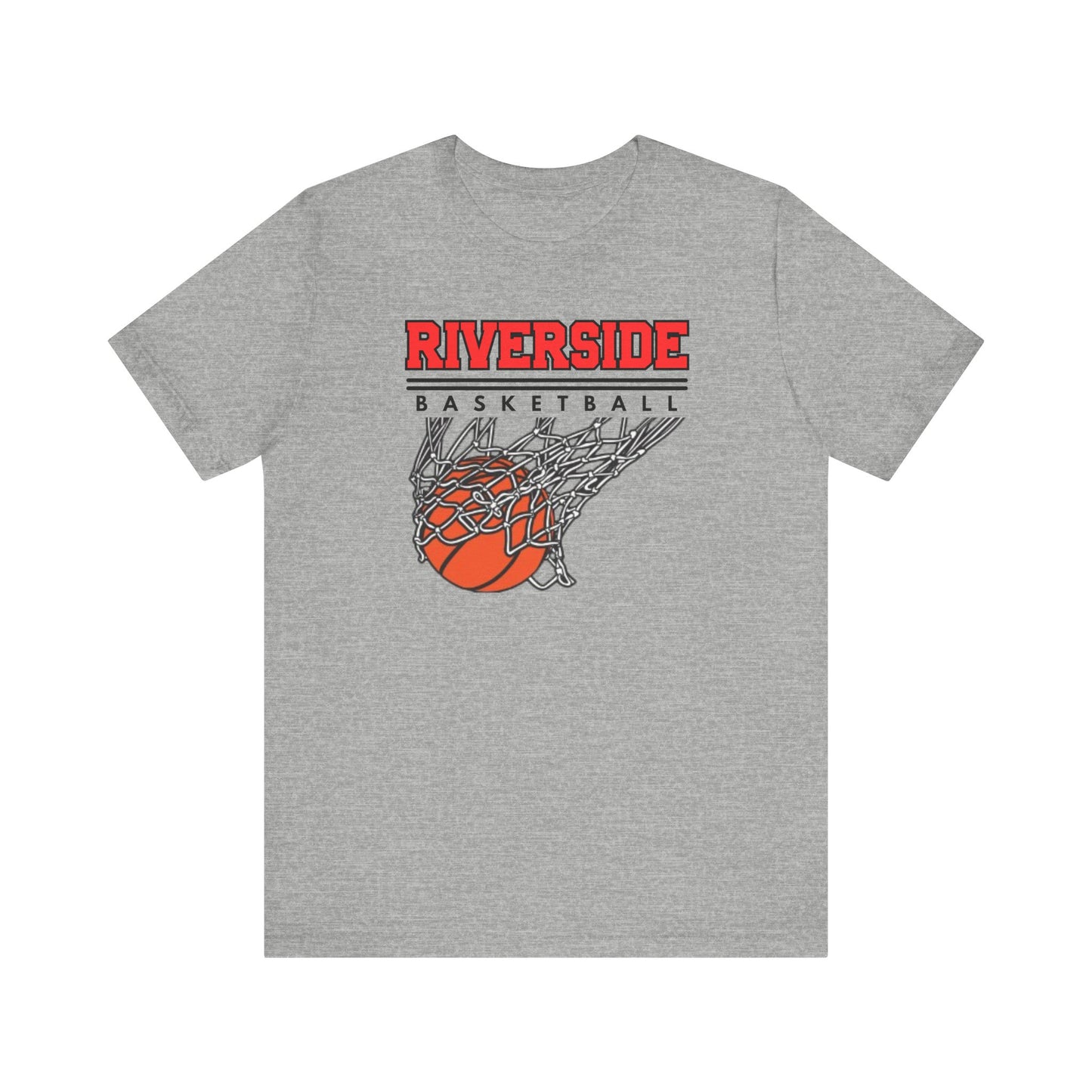 Riverside Basketball Tee, Unisex Short Sleeve Shirt, Sports Fan Apparel, Gift for Athletes, Basketball Team Merchandise
