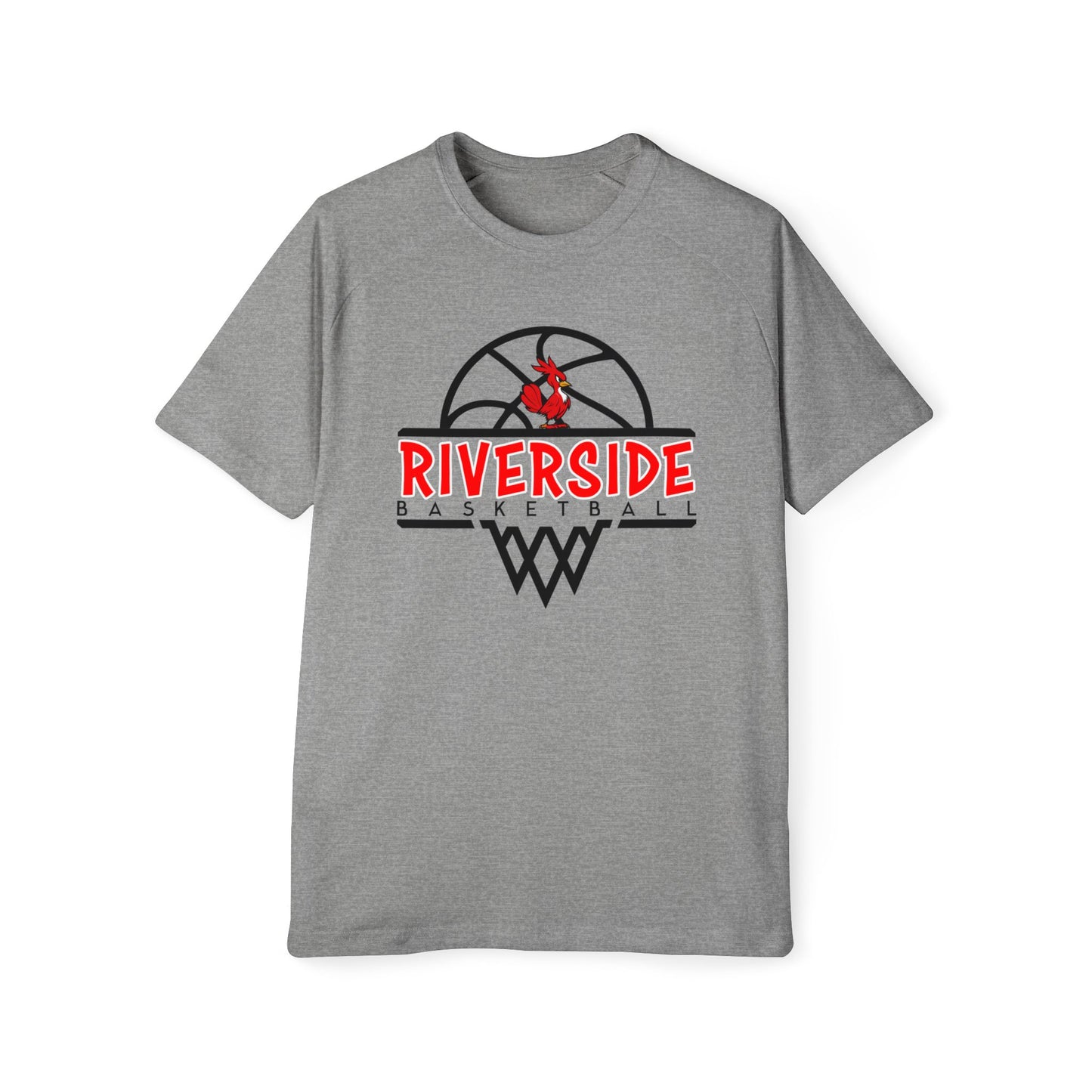 Riverside Basketball Men's Raglan T-Shirt | Sports Tee, Gift for Basketball Fans, Casual Wear, Team Apparel, Comfortable Fit
