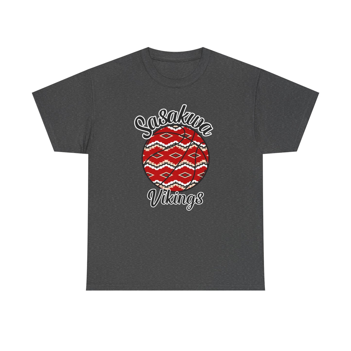 Sasakwa Native Hoops Unisex Heavy Cotton Tee