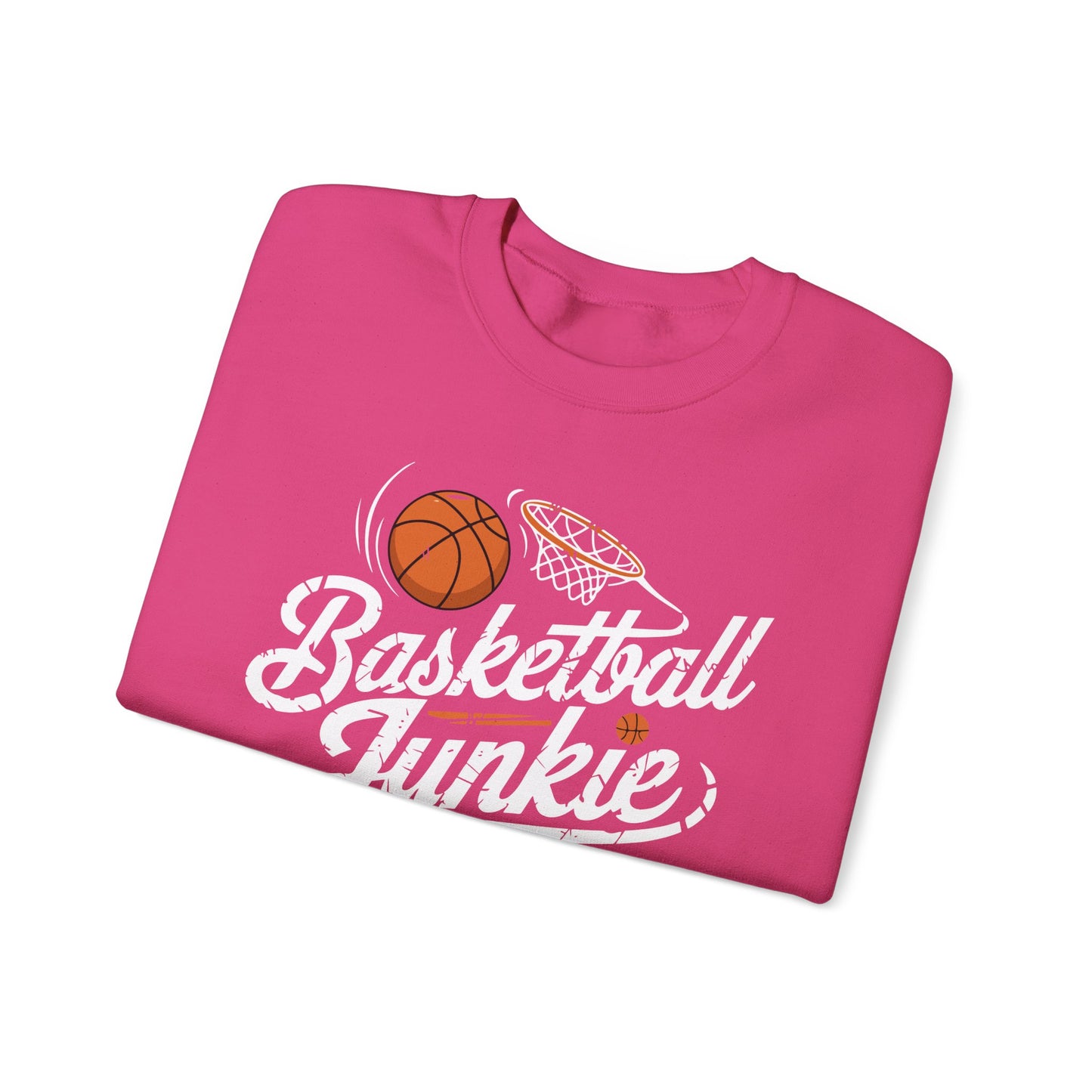 Basketball Junkie Unisex Heavy Blend™ Crewneck Sweatshirt