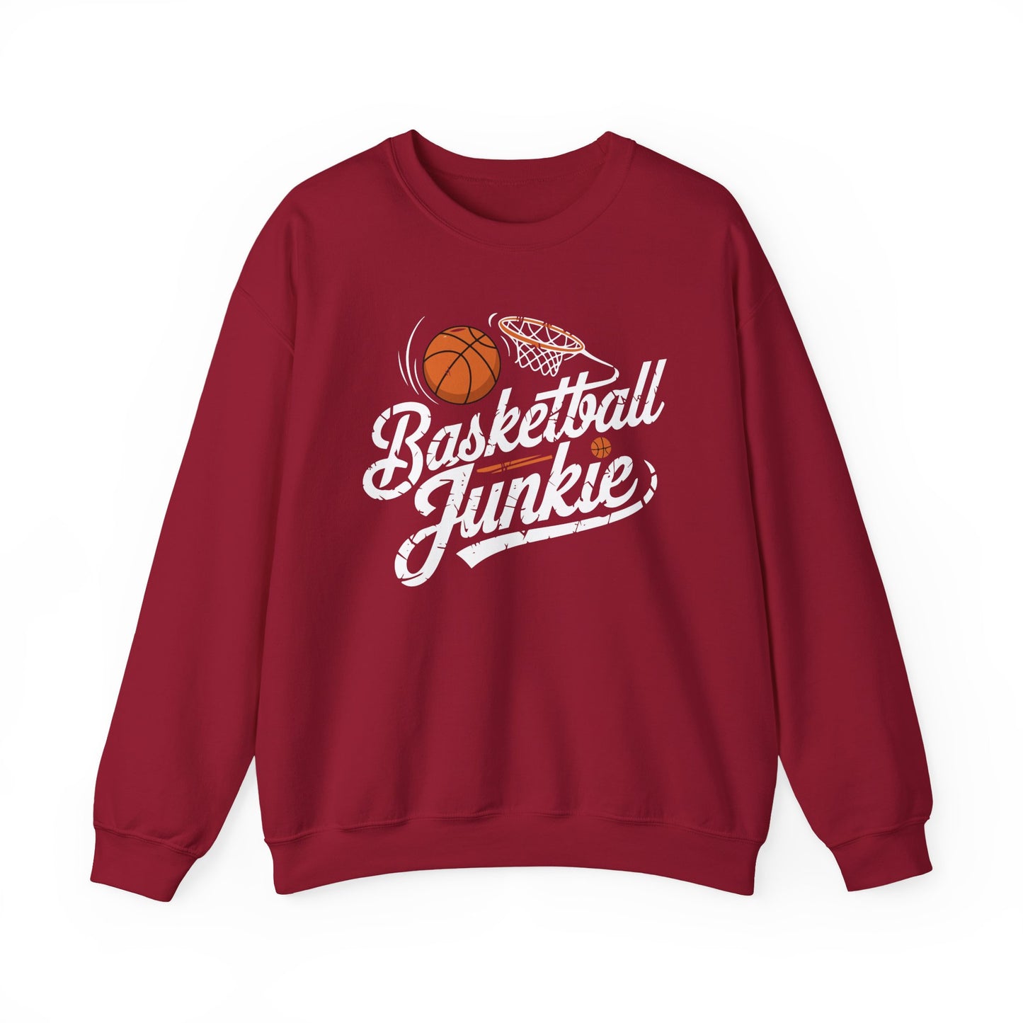 Basketball Junkie Unisex Heavy Blend™ Crewneck Sweatshirt