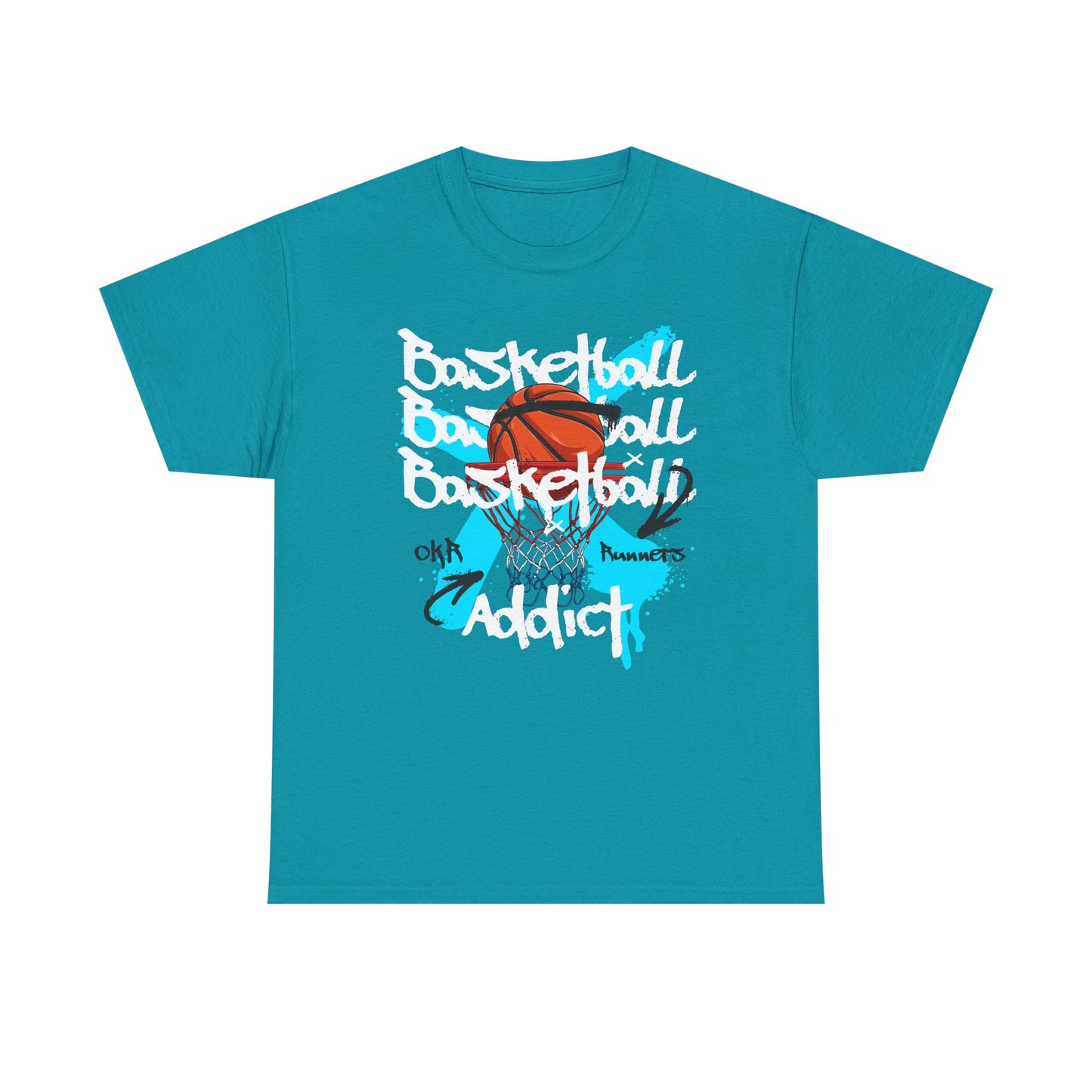 Basketball Addict Unisex Heavy Cotton Tee