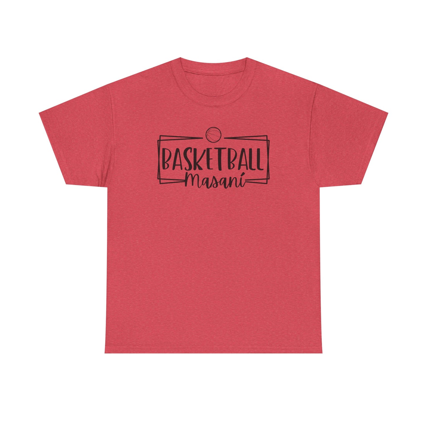Basketball Masani Unisex Heavy Cotton Tee - Perfect Gift for Sports Lovers