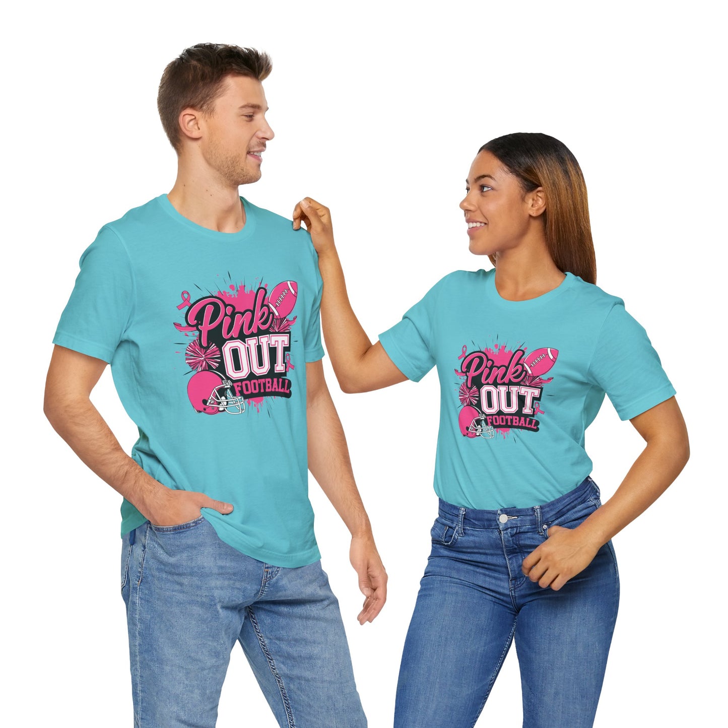 Pink Out Football Tee