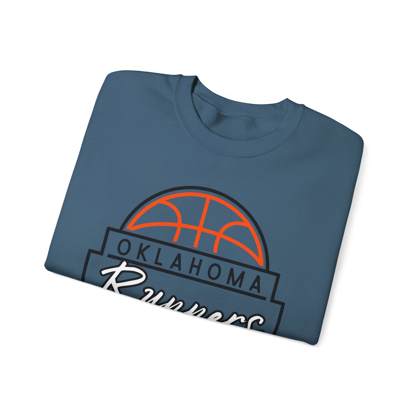Basketball Crewneck Sweatshirt - Oklahoma Runners Design
