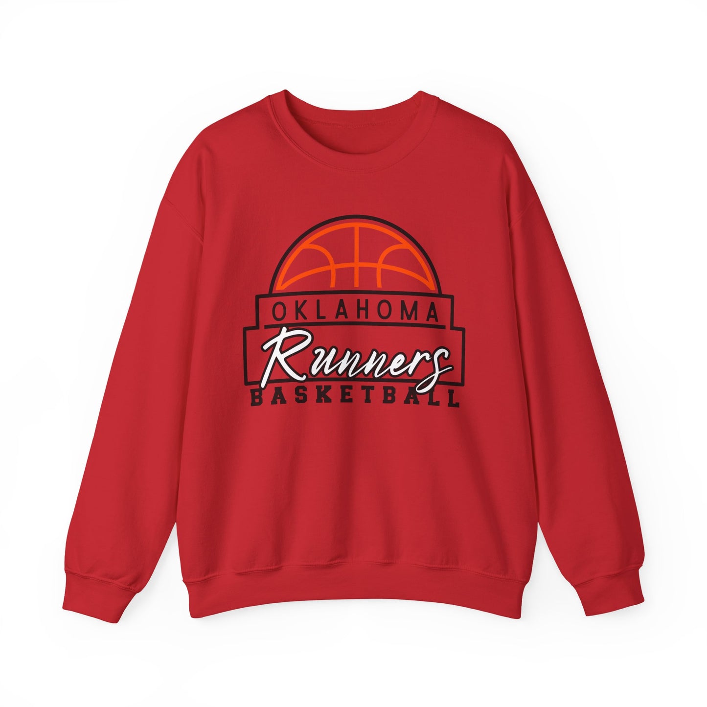 Basketball Crewneck Sweatshirt - Oklahoma Runners Design