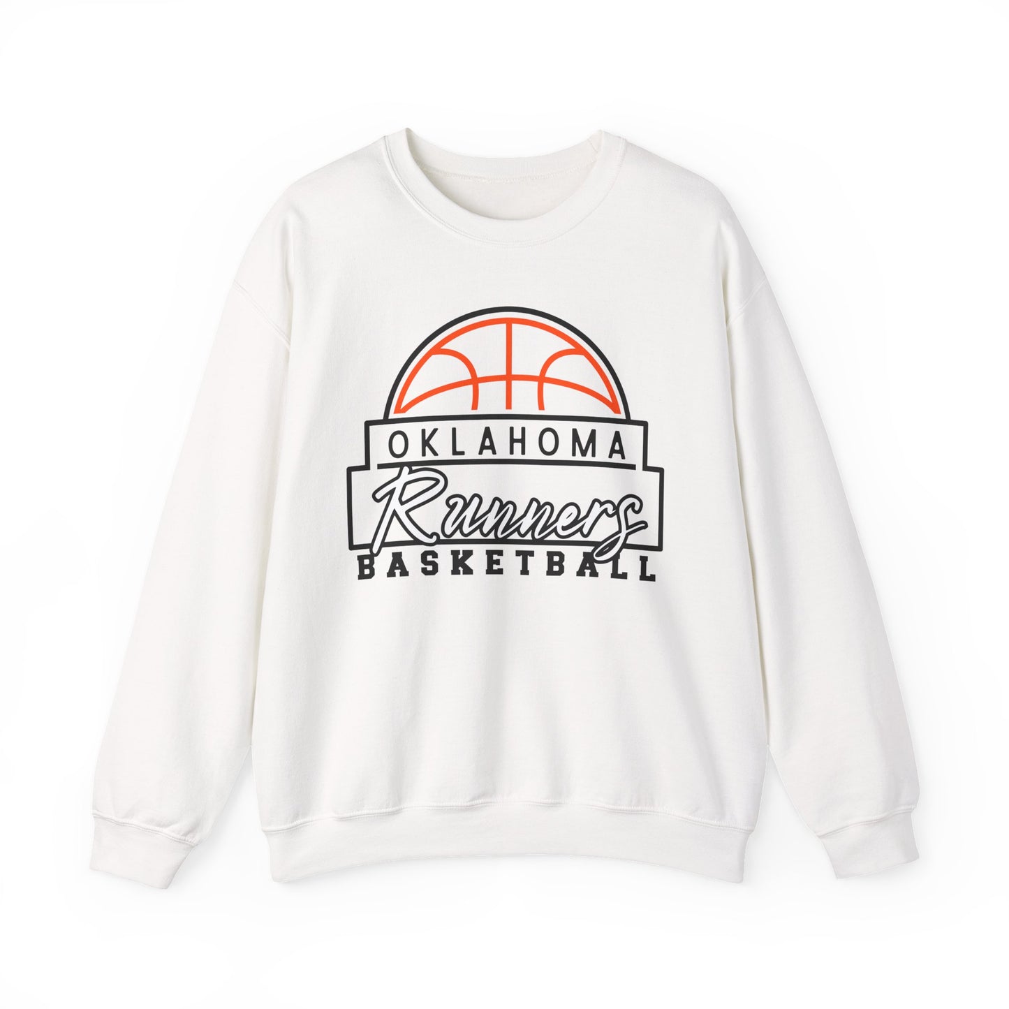 Basketball Crewneck Sweatshirt - Oklahoma Runners Design