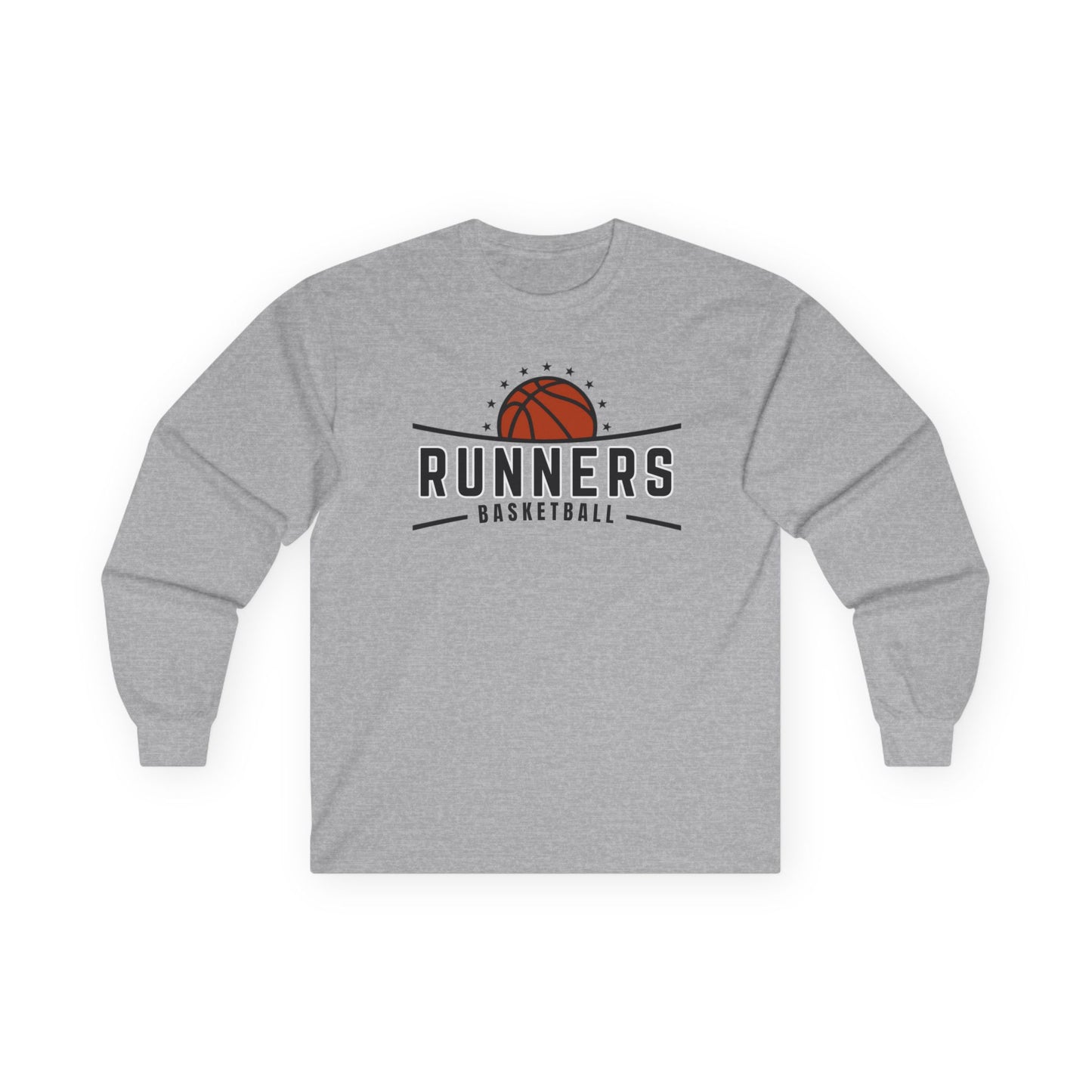 Unisex Long Sleeve Basketball Tee - Runners Design
