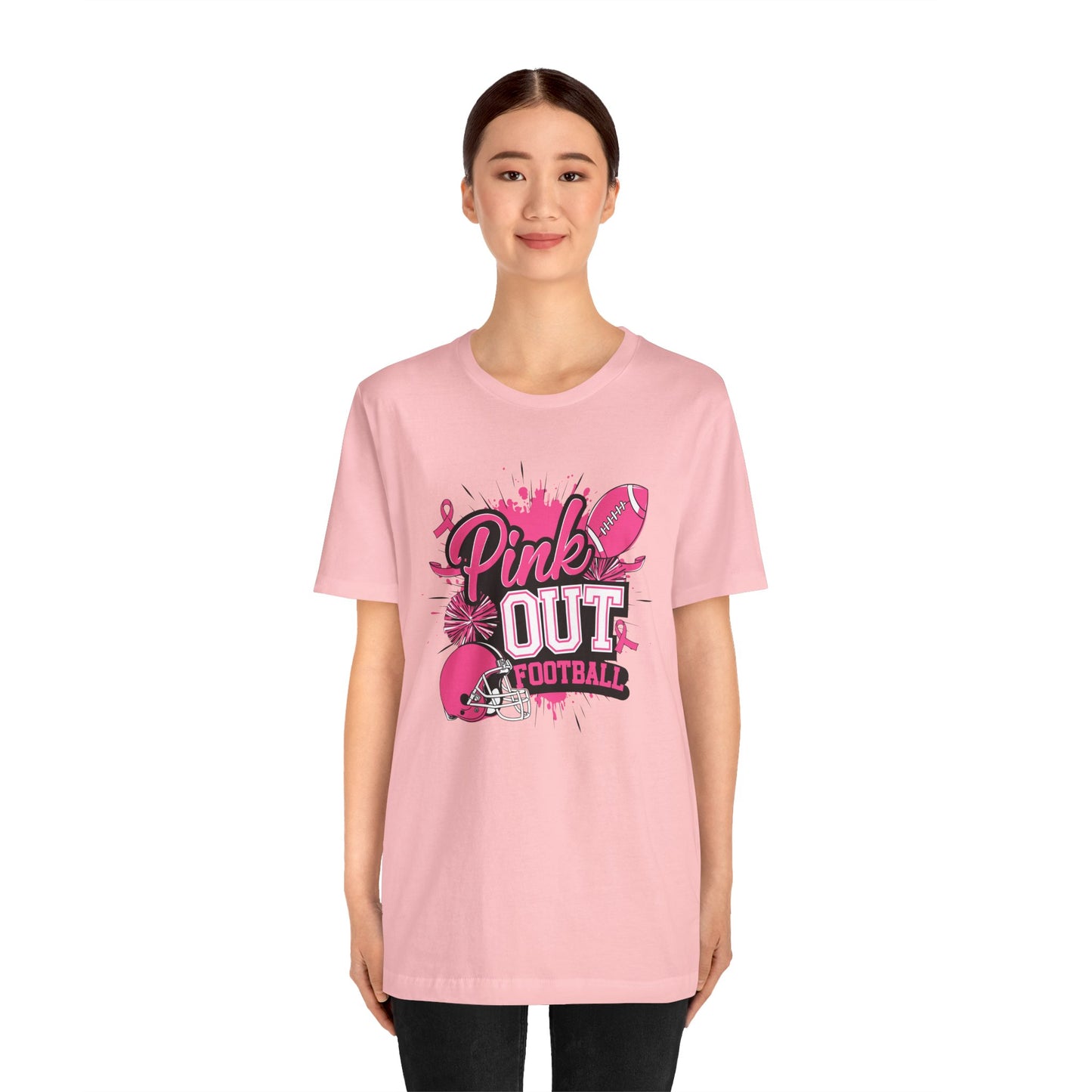 Pink Out Football Tee