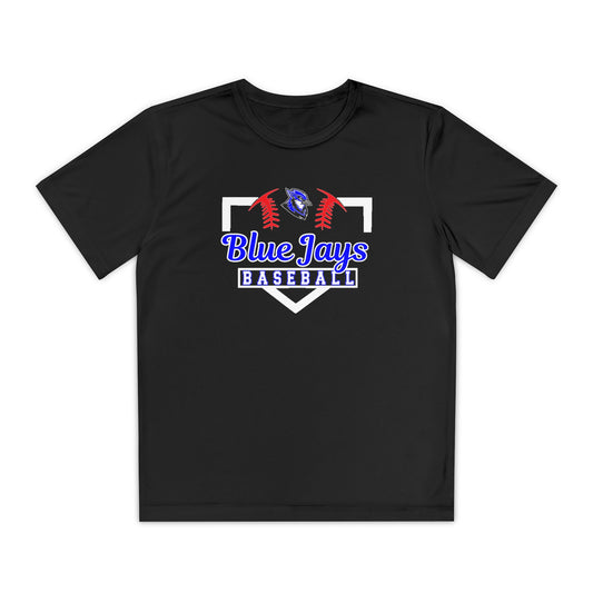 Personalized YOUTH Blue Jays Baseball Moisture Wicking TEE