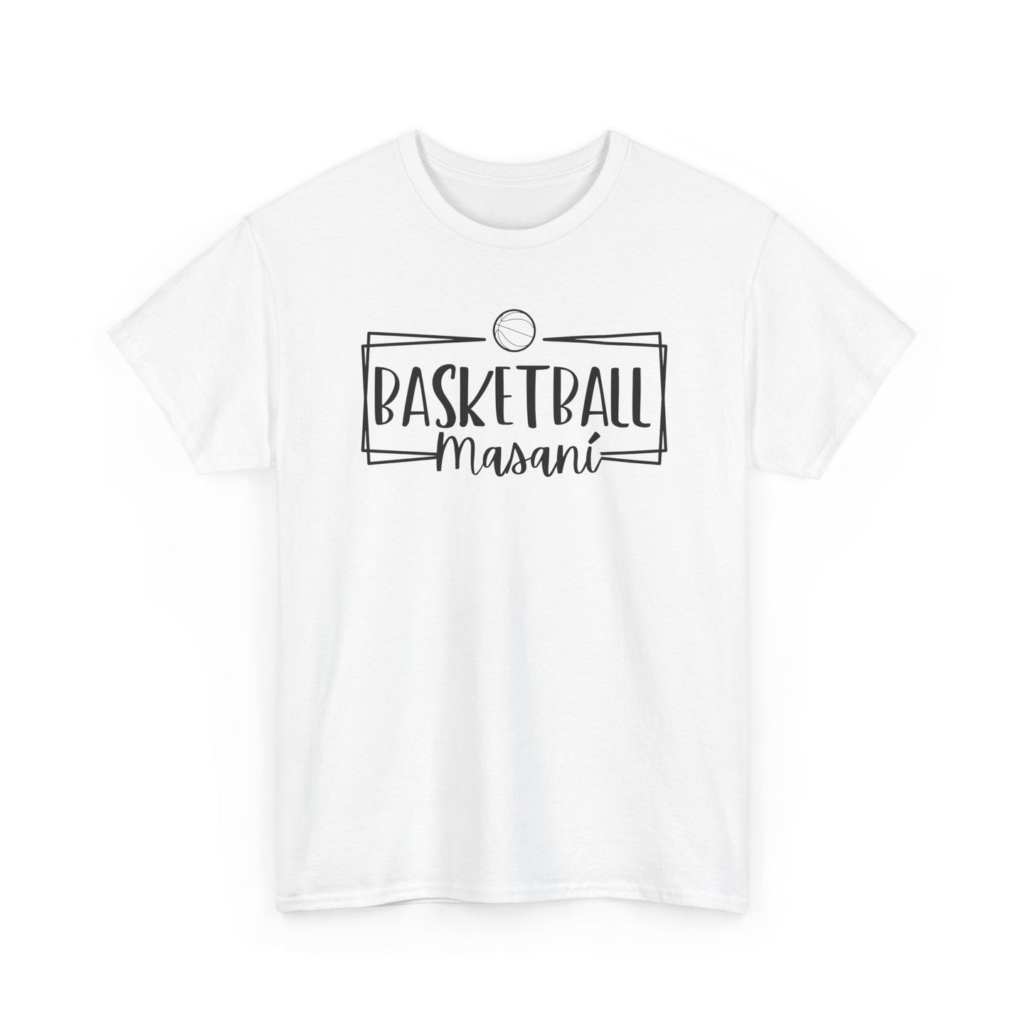 Basketball Masani Unisex Heavy Cotton Tee - Perfect Gift for Sports Lovers