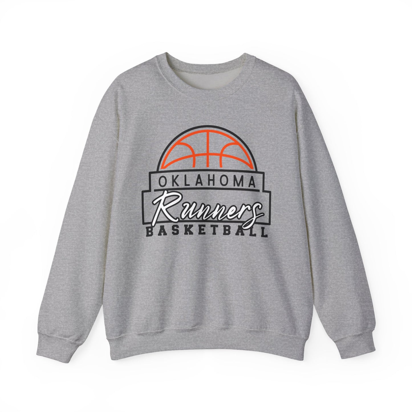 Basketball Crewneck Sweatshirt - Oklahoma Runners Design