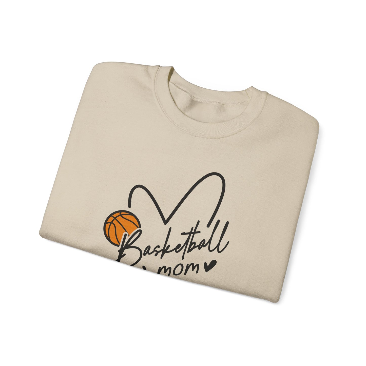 Basketball Mom Crewneck Sweatshirt | Unisex Heavy Blend