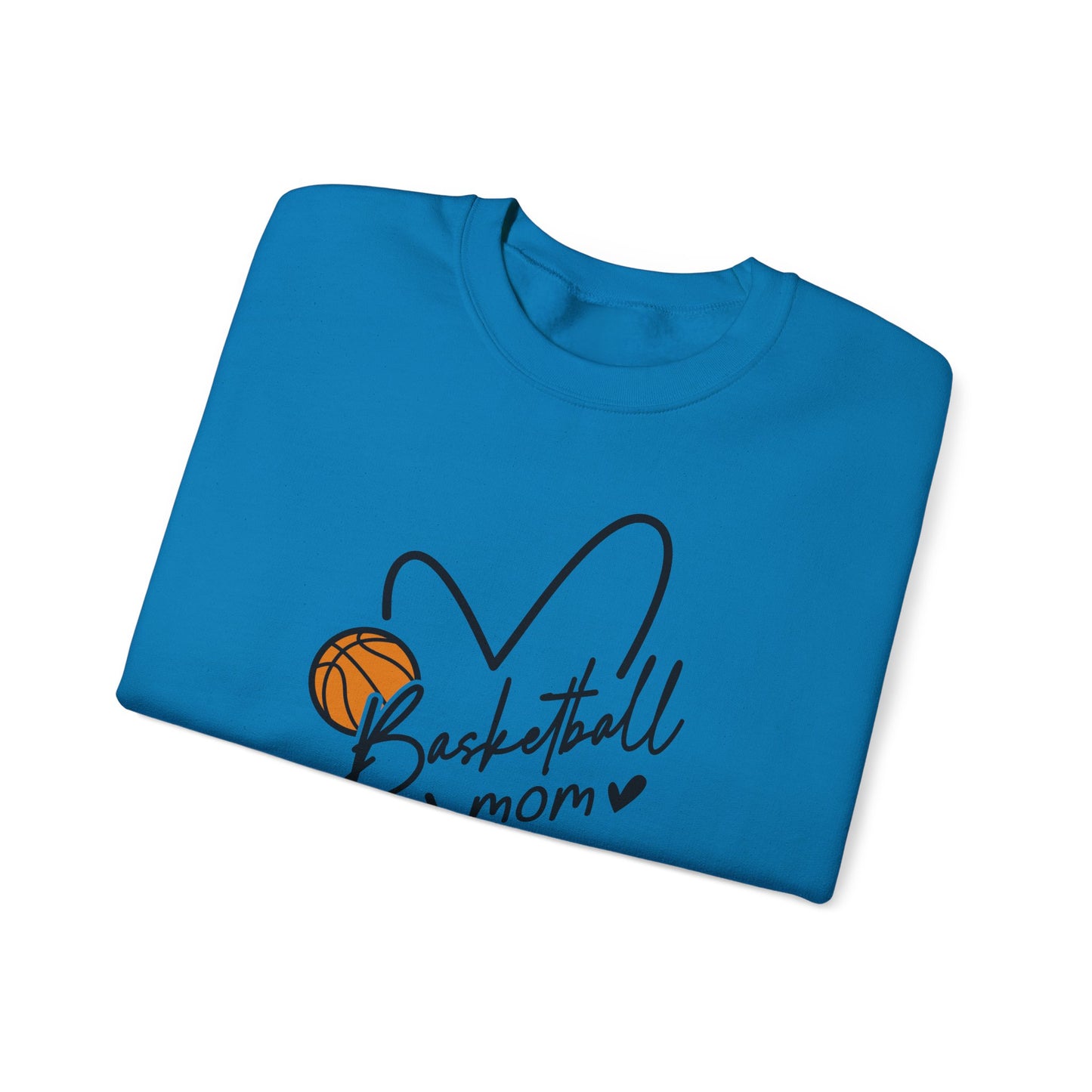 Basketball Mom Crewneck Sweatshirt | Unisex Heavy Blend