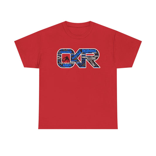 Oklahoma Pride Unisex Heavy Cotton Tee - Red, Customizable Design