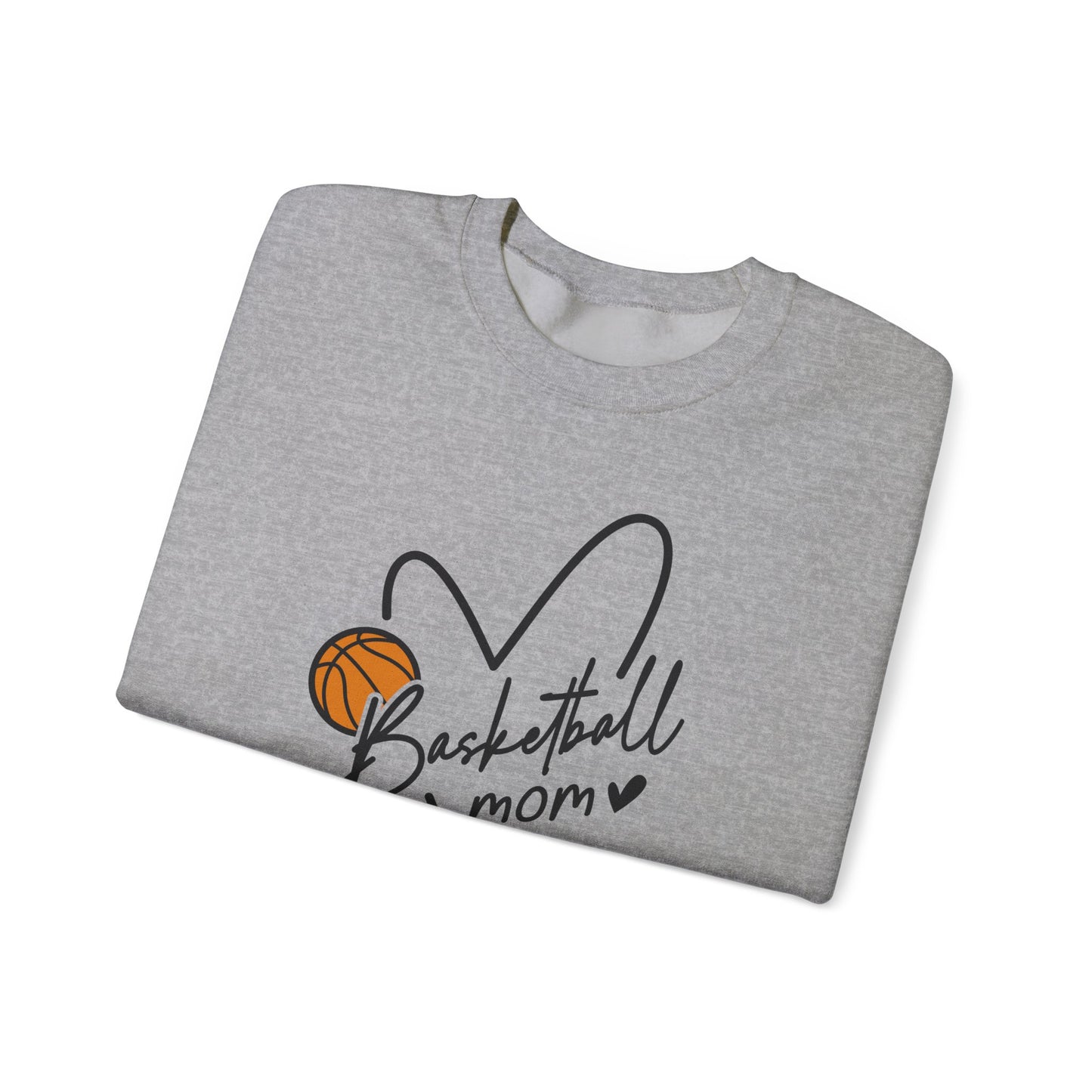 Basketball Mom Crewneck Sweatshirt | Unisex Heavy Blend