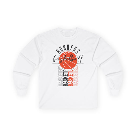 Basketball Runners Ultra Cotton Long Sleeve Tee - Sporty Casual Wear