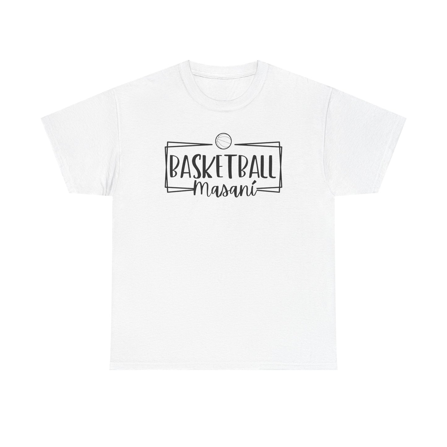 Basketball Masani Unisex Heavy Cotton Tee - Perfect Gift for Sports Lovers