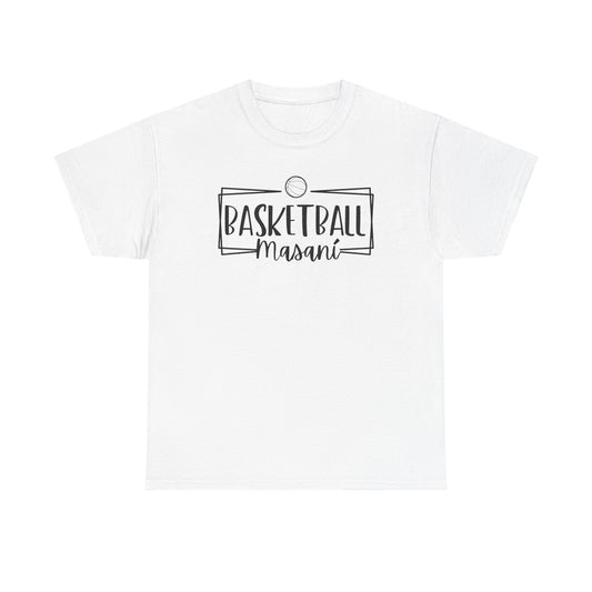 Basketball Masani Unisex Heavy Cotton Tee - Perfect Gift for Sports Lovers