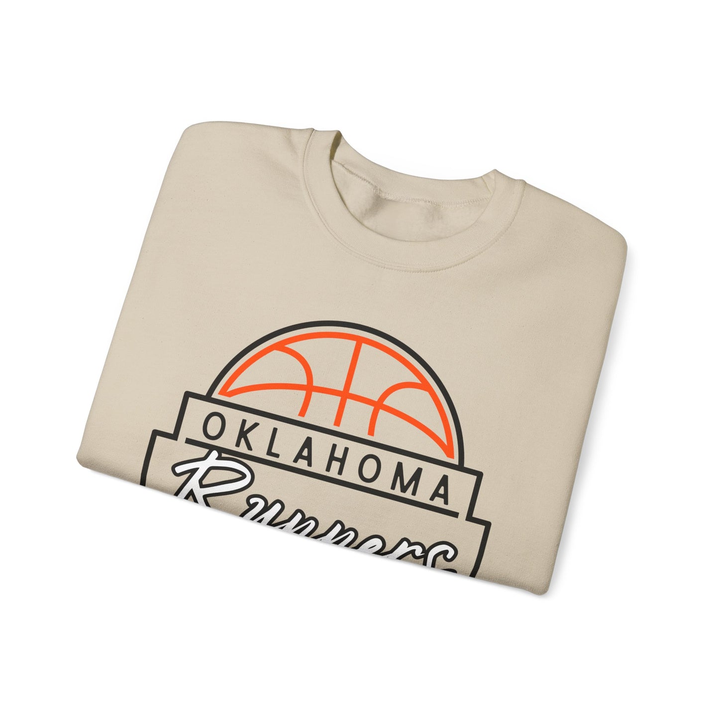 Basketball Crewneck Sweatshirt - Oklahoma Runners Design