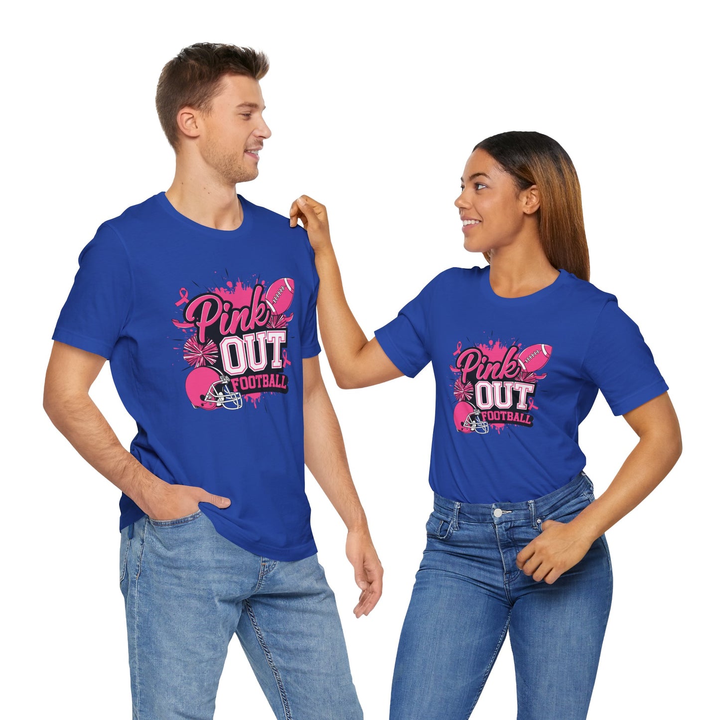 Pink Out Football Tee