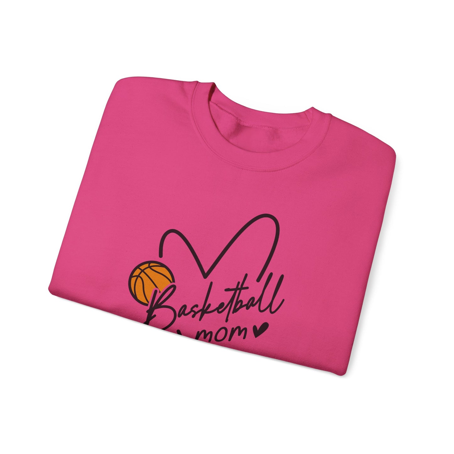 Basketball Mom Crewneck Sweatshirt | Unisex Heavy Blend