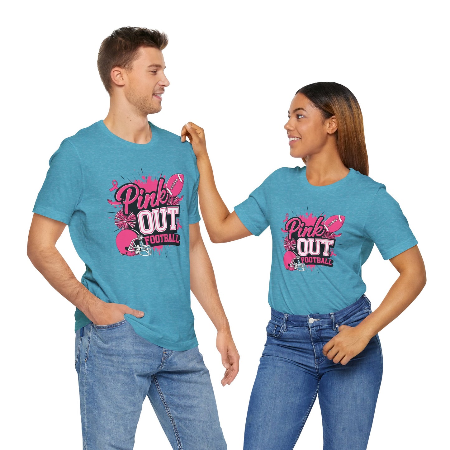 Pink Out Football Tee
