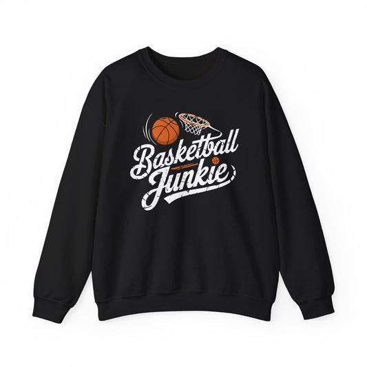 Basketball Junkie Unisex Heavy Blend™ Crewneck Sweatshirt