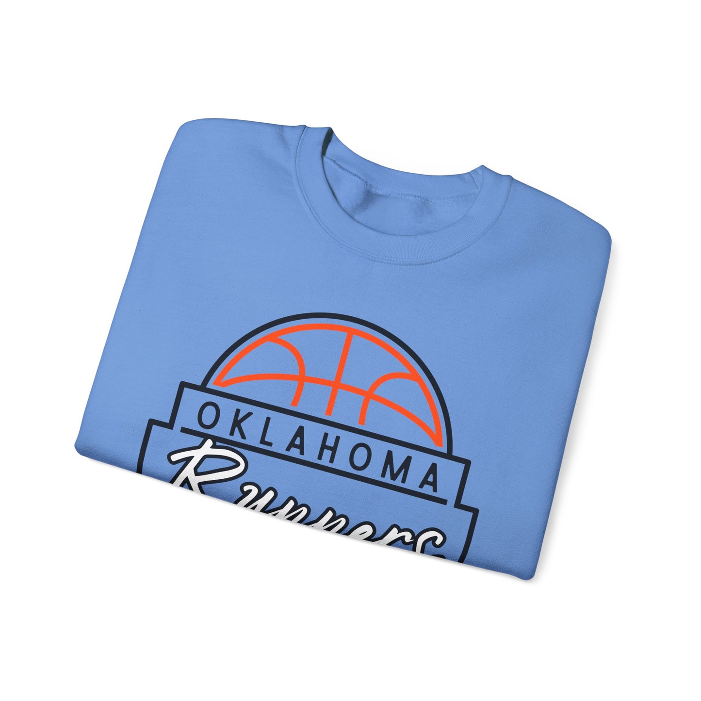 Basketball Crewneck Sweatshirt - Oklahoma Runners Design
