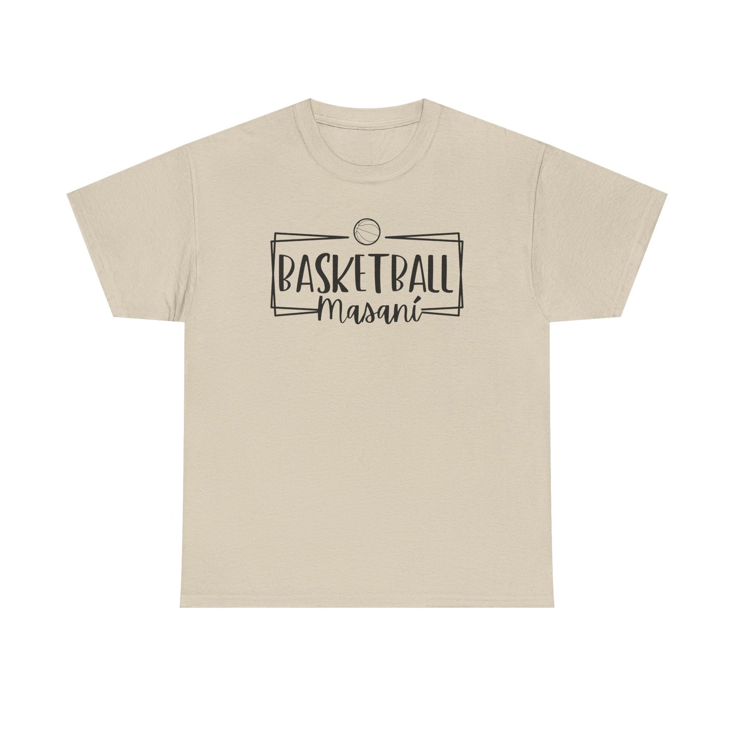 Basketball Masani Unisex Heavy Cotton Tee - Perfect Gift for Sports Lovers