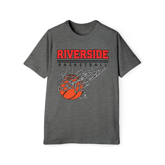 Riverside Basketball Men's Raglan T-Shirt, Sports Tee, Athletic Wear, Gift for Basketball Fans, Casual Style, Team Merchandise