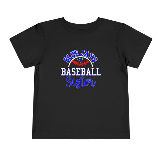 Toddler Blue Jays Baseball Sister Tee