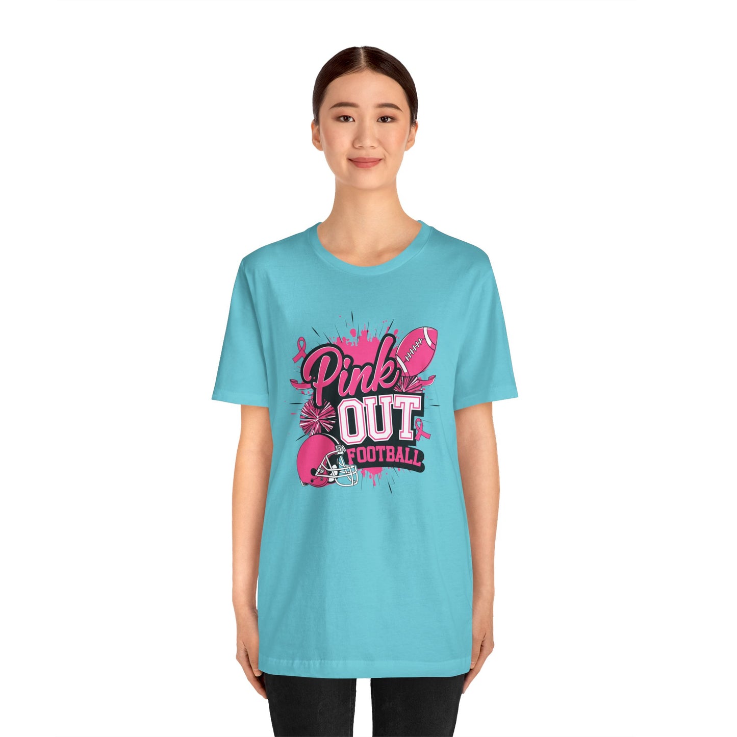 Pink Out Football Tee