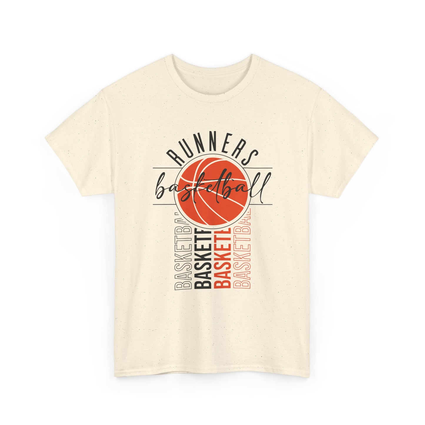 Basketball Runners Unisex Heavy Cotton Tee - Sporty & Stylish Tee for Players and Fans