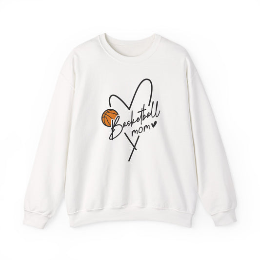 Basketball Mom Crewneck Sweatshirt | Unisex Heavy Blend