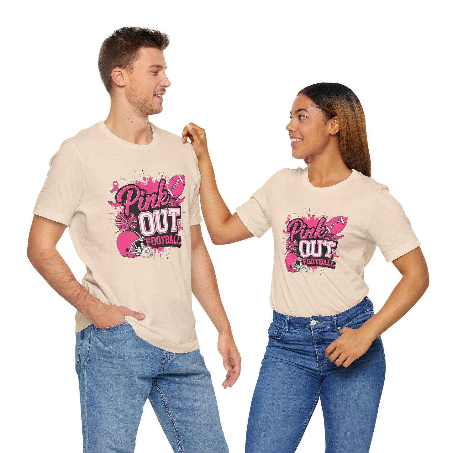 Pink Out Football Tee